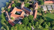 Luftbild von Kloster Dobbertin © Diakoniewerk Kloster Dobbertin Foto: Hildebrandt