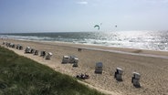 Blick auf den Strand von Rantum. © NDR Foto: Gitte Alpen