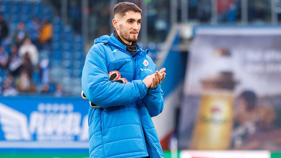 Albin Berisha vom FC Hansa Rostock © IMAGO / Andy Bünning 