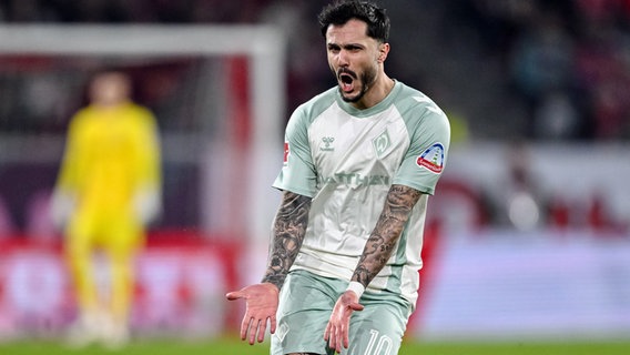 Leonardo Bittencourt vom SV Werder Bremen © picture alliance/dpa | Harry Langer 