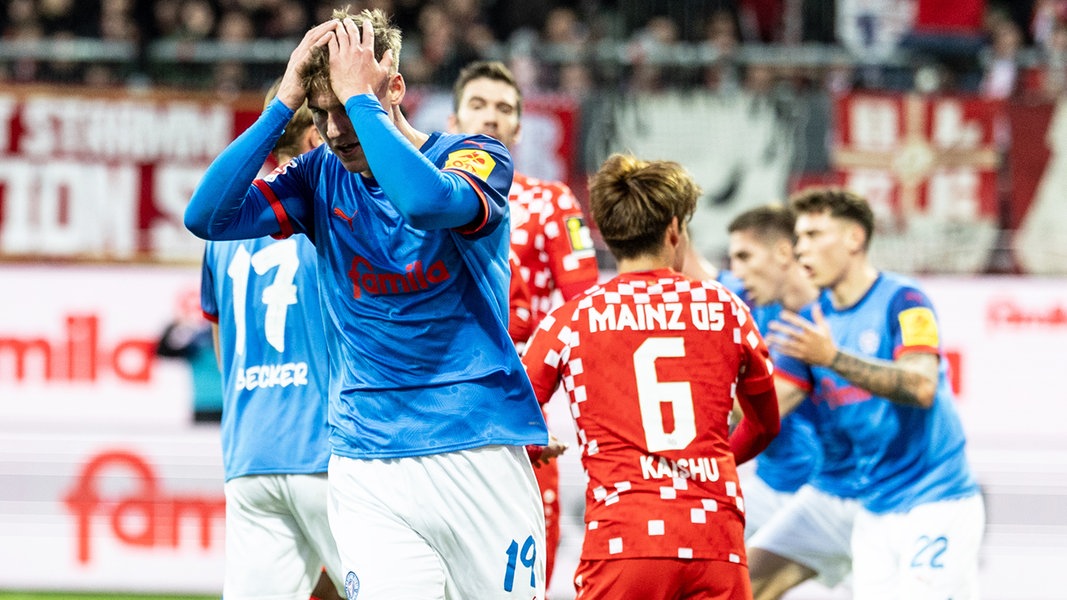 Achte Saisonpleite: Holstein Kiel chancenlos gegen Mainz 05