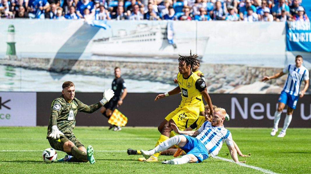 Wieder kein Sieg: Hansa Rostock kassiert Last-Minute-Ausgleich