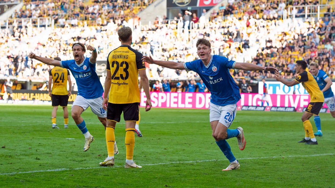 Hansa Rostock erkämpft sich einen Punkt bei Dynamo Dresden