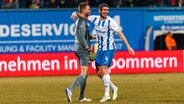 Spielszene Hansa Rostock - Erzgebirge Aue © IMAGO / Andy Bünning 