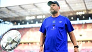 Trainer Steffen Baumgart vom Hamburger SV vor der Partie beim 1. FC Köln © Witters 