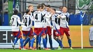 Hamburgs Spieler bejubeln einen Treffer © Imago Images 