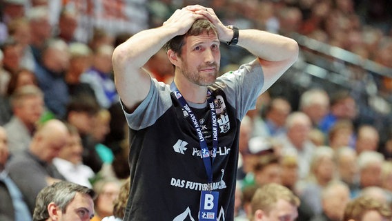 Handball-Trainer Torsten Jansen vom HSV Hamburg © IMAGO/Oliver Vogler 