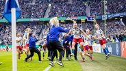 DFB-Pokal-Halbfinale der Frauen: Jubel beim HSV © IMAGO/Philipp Szyza Foto: IMAGO/Philipp Szyza