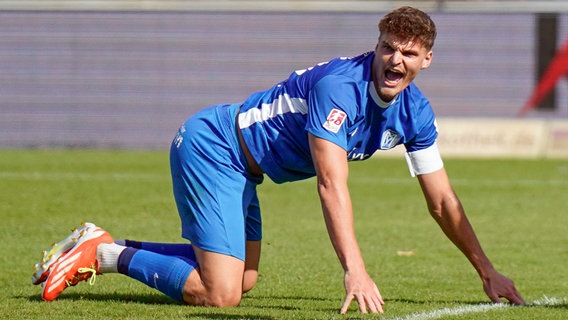 Stürmer Marek Janssen vom SV Meppen © IMAGO/Picturepower Foto: Werner Scholz