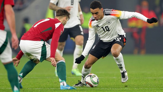 Jamal Musiala im Länderspiel gegen Ungarn © Witters 