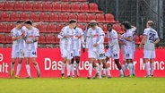 Osnabrücks Spieler bejubeln einen Treffer © Imago Images 