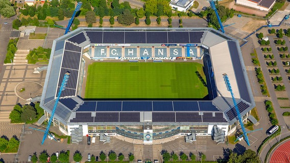 Luftbild vom Ostseestadion 2016 © IMAGO / Hans Blossey 