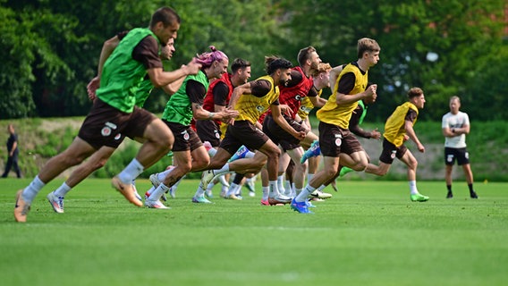 Der FC St. Pauli beim Training © Witters 