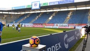 Blick ins leere Ostsee-Stadion des FC Hansa Rostock © imago images/Jan Huebner 