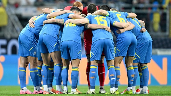 Das ukrainische Nationalteam © picture alliance/dpa 
