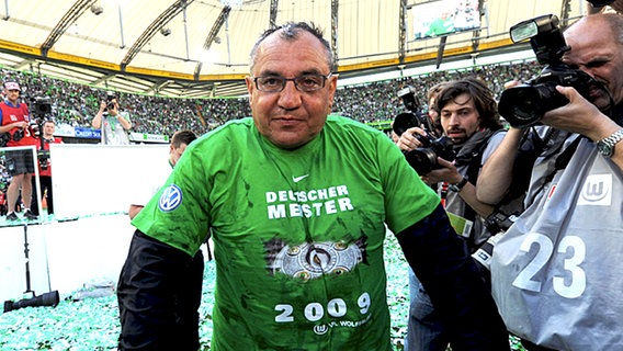 "Wölfe"-Trainer Felix Magath © dpa 