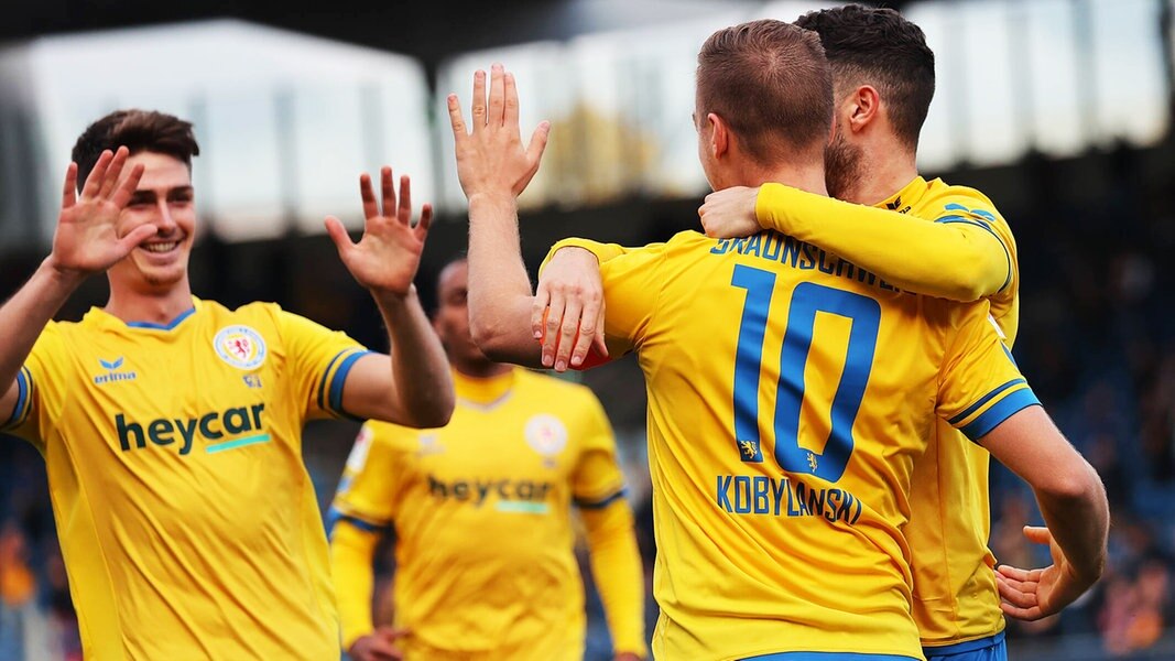 2. Liga Eintracht Braunschweig besiegt den 1. FC Nürnberg