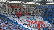 Choreo der Hansa Fans aus Block 8 / 9 © Imago Images Foto: Voelker