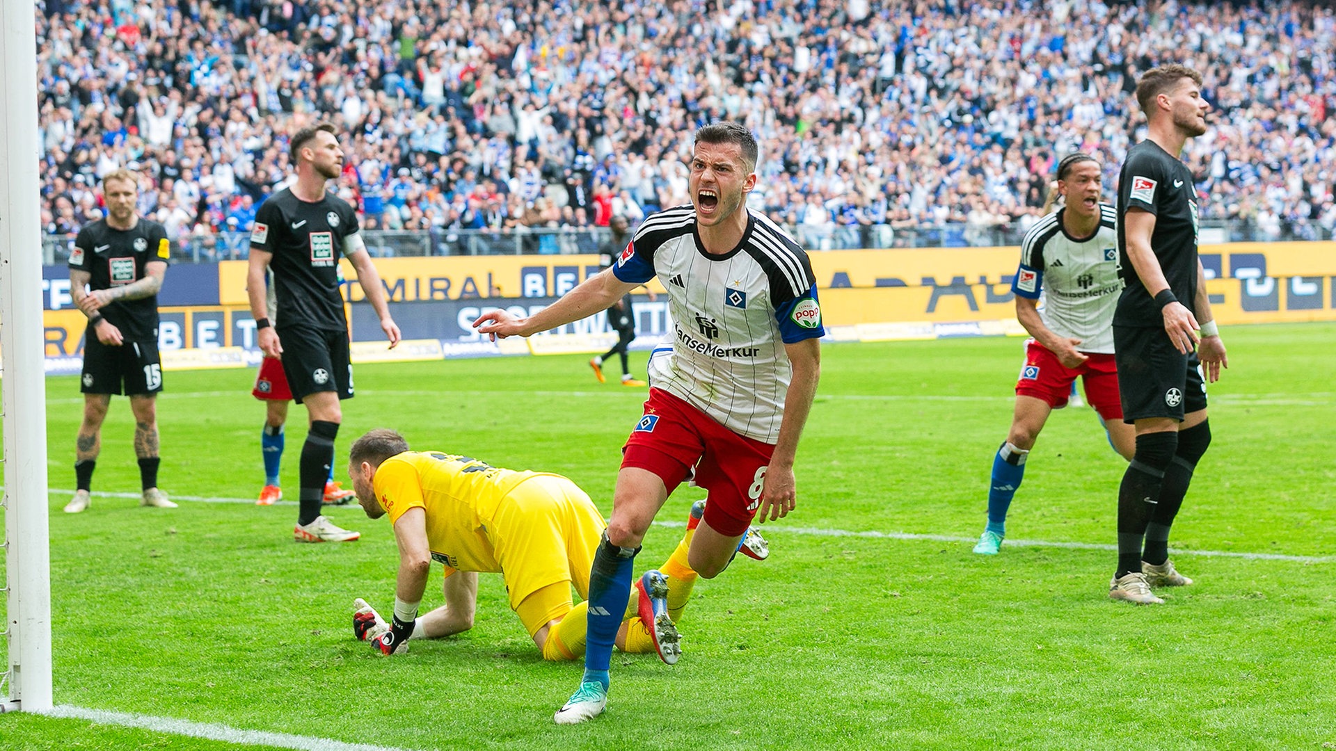 Sieg gegen Kaiserslautern – HSV legt im Kampf um Platz 3 vor