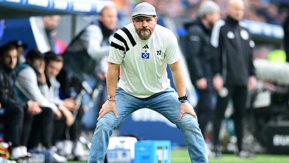 HSV-Trainer Steffen Baumgart © Witters/TimGroothuis 