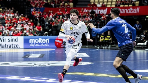 DHB-Youngster Marko Grgic konnte sich beim letzten Hauptrundenspiel gegen Tunesien beweisen © imago 