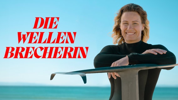 Kitesurferin Leonie Meyer © Ben Welsh/WDR 