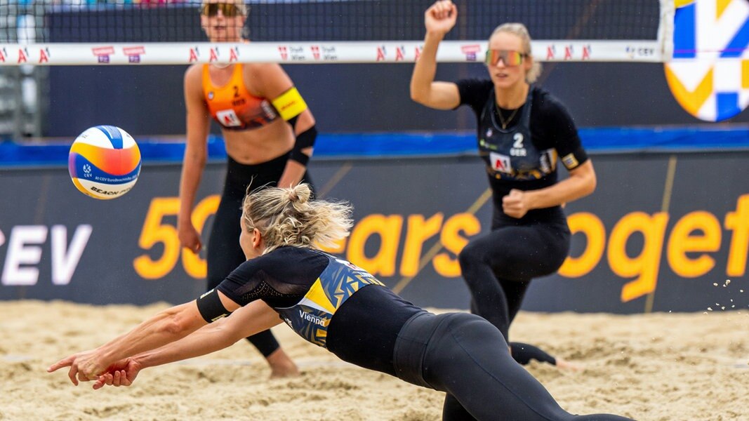 BeachvolleyballEM Halbfinale! Ludwig/Lippmann greifen nach Medaille