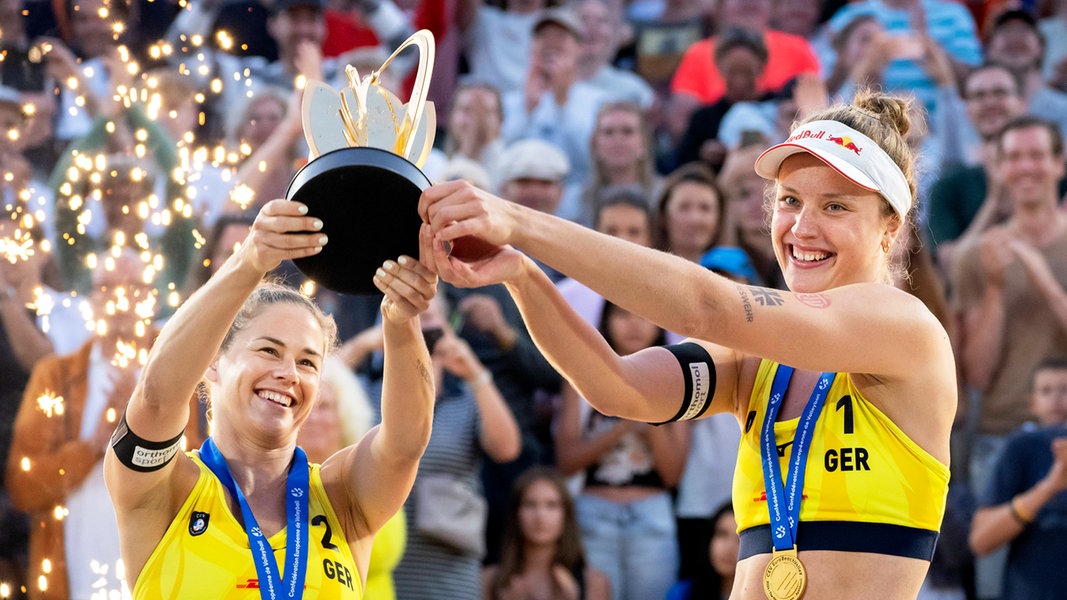 Beachvolleyball: Müller/Tillmann setzen sich Europas Krone auf