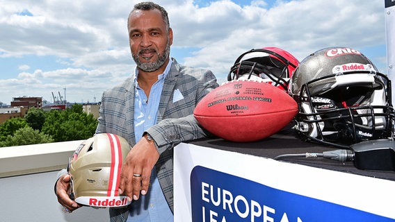 Patrick Esume, Erfinder und Chef der European League of Football (EFL) © Witters 