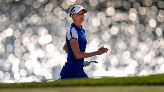 Die deutsche Golferin Esther Henseleit © picture alliance/dpa/AP | Matt York 