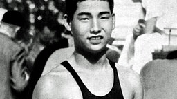 Der Japaner Yasuji Miyazaki, Goldmedaillengewinner von 1932 über 100 m Kraul. © picture-alliance / dpa