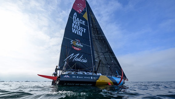 Segler Boris Herrmann an Bord der Malizia - Seaexplorer bei der Weltumseglung Vendée Globe © © Ricardo Pinto / Team Malizia 