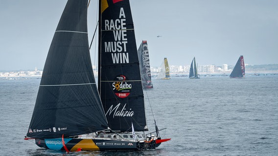 Segler Boris Herrmann an Bord der Malizia - Seaexplorer bei der Weltumseglung Vendée Globe © © Yann Riou I polaRYSE 