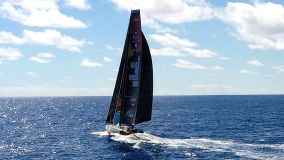 Die Malizia Seaexplorer von Boris Herrmann bei der Vendée Globe. © Boris Herrmann I Team Malizia 