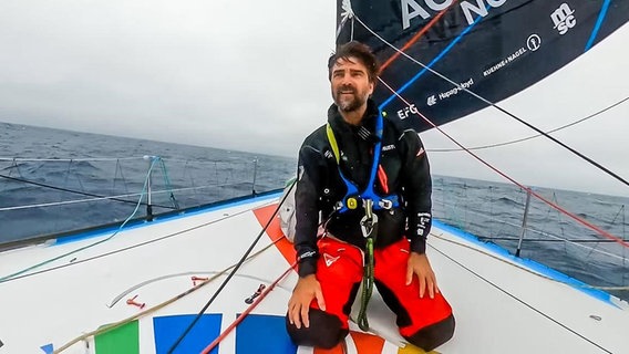 Boris Herrmann bei der Vendée Globe © Boris Herrmann I Team Malizia 