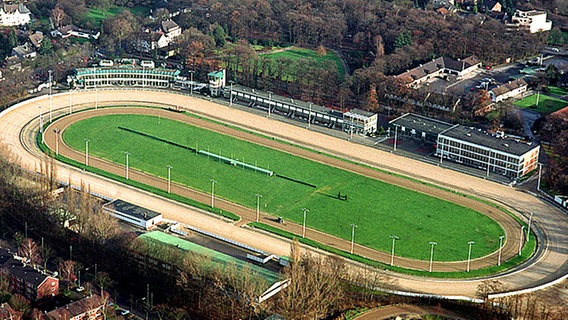 Die Trabrennbahn in Hamburg-Bahrenfeld © dpa 