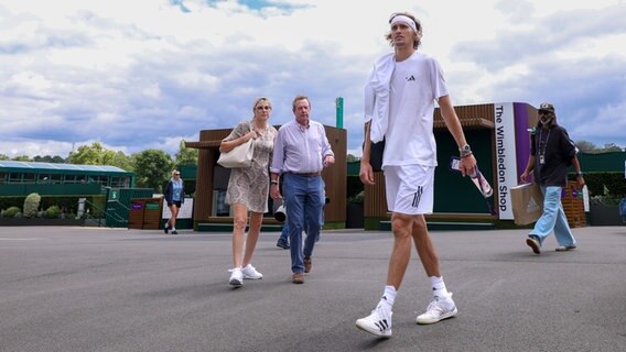 Alexander Zverev in Wimbledon © picture alliance / Action Plus Foto: Shaun Brooks