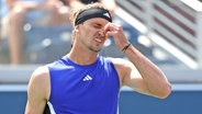 Tennis-Profi Alexander Zverev bei den US Open in New York © IMAGO / Hasenkopf 