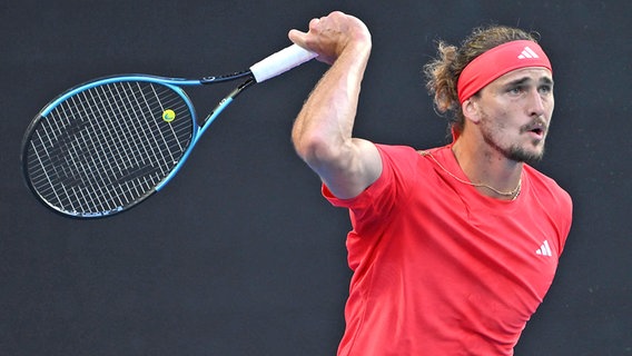 Alexander Zverev im Endspiel der Australian Open © IMAGO / AAP 