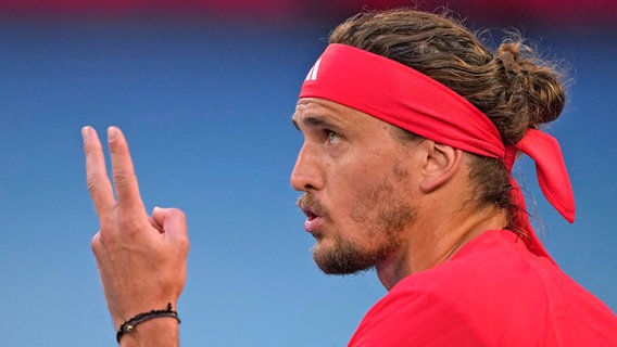 Alexander Zverev im Endspiel der Australian Open © picture alliance/dpa/AP | Ng Han Guan 