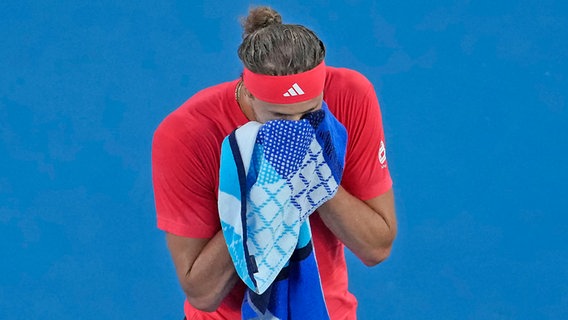 Alexander Zverev im Endspiel der Australian Open © picture alliance/dpa/AP | Manish Swarup 