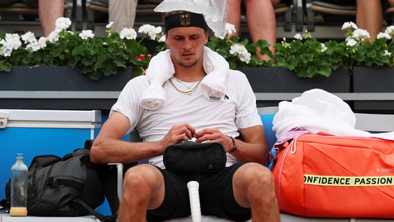 Alexander Zverev bei Olympia © IMAGO/Xinhua Foto: Gao Jing