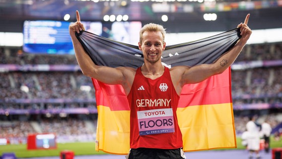 Johannes Floors (T62 / GER / Para Leichtathletik), 400m; Paralympics © imago images / Beautiful Sports Foto: Axel Kohring