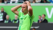 Frust bei Patrick Wimmer vom VfL Wolfsburg © IMAGO / regios24 