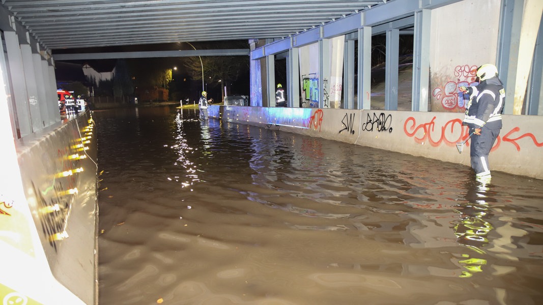 Starkregen in Schleswig-Holstein sorgt für zahlreiche Einsätze