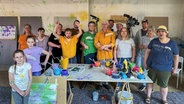 Action-Painting-Gruppenfoto bei "Wünsch Dir Deinen NDR" © NDR 