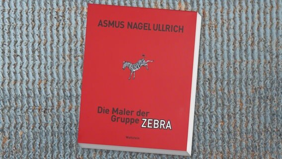 Ein rotes Buchcover mit den Titel: Die Maler der Gruppe Zebra und den Autorennamen Asmus Nagel Ullrich © Wallstein Verlag Foto: Wallstein Verlag